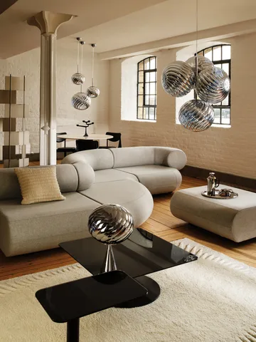 Whirl hanglamp Ø45 cm - Zilverkleurig - Tom Dixon