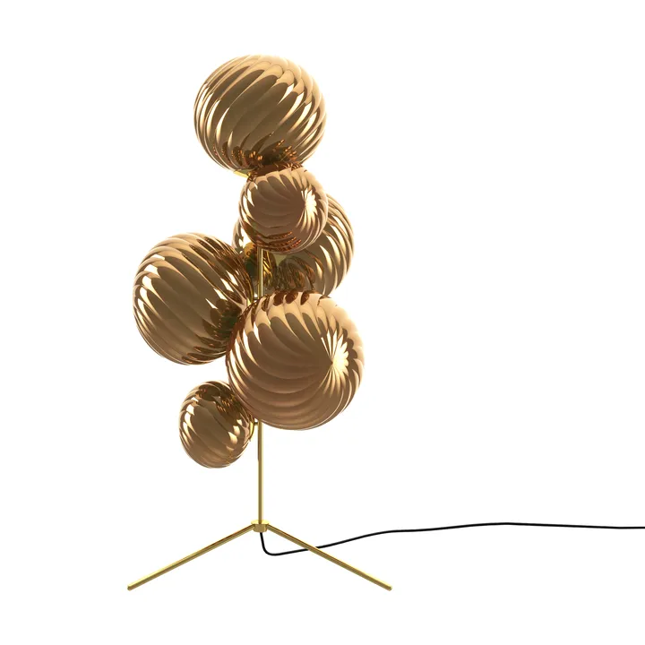Whirl kroonluchter vloerlamp - Goud - Tom Dixon