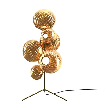 Whirl kroonluchter vloerlamp - Goud - Tom Dixon