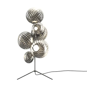 Whirl kroonluchter vloerlamp - Zilverkleurig - Tom Dixon