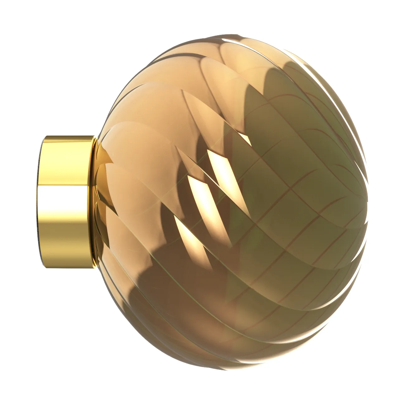 Whirl wandlamp Ø30 cm, Goud Tom Dixon