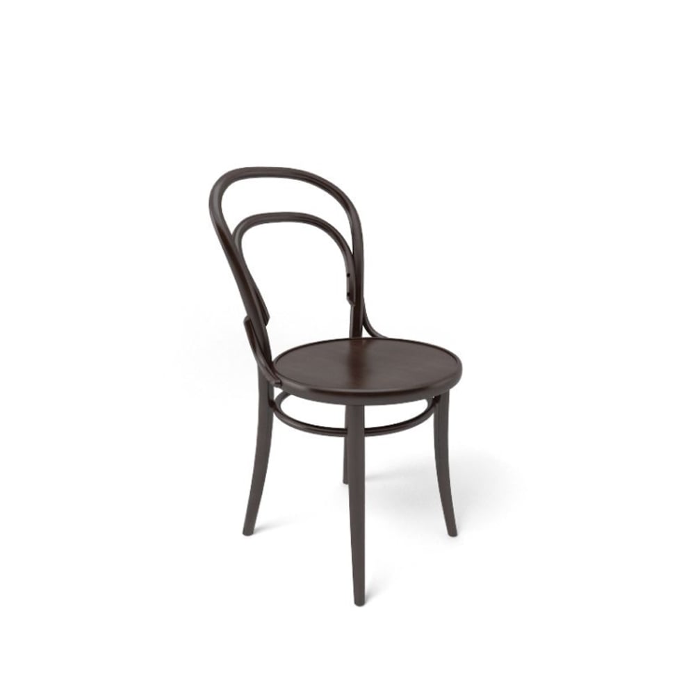 Ton no.14 stoel Coffee B4-New fineerhouten zitting | Scandinavisch Interieur | Stoelen | Bruin