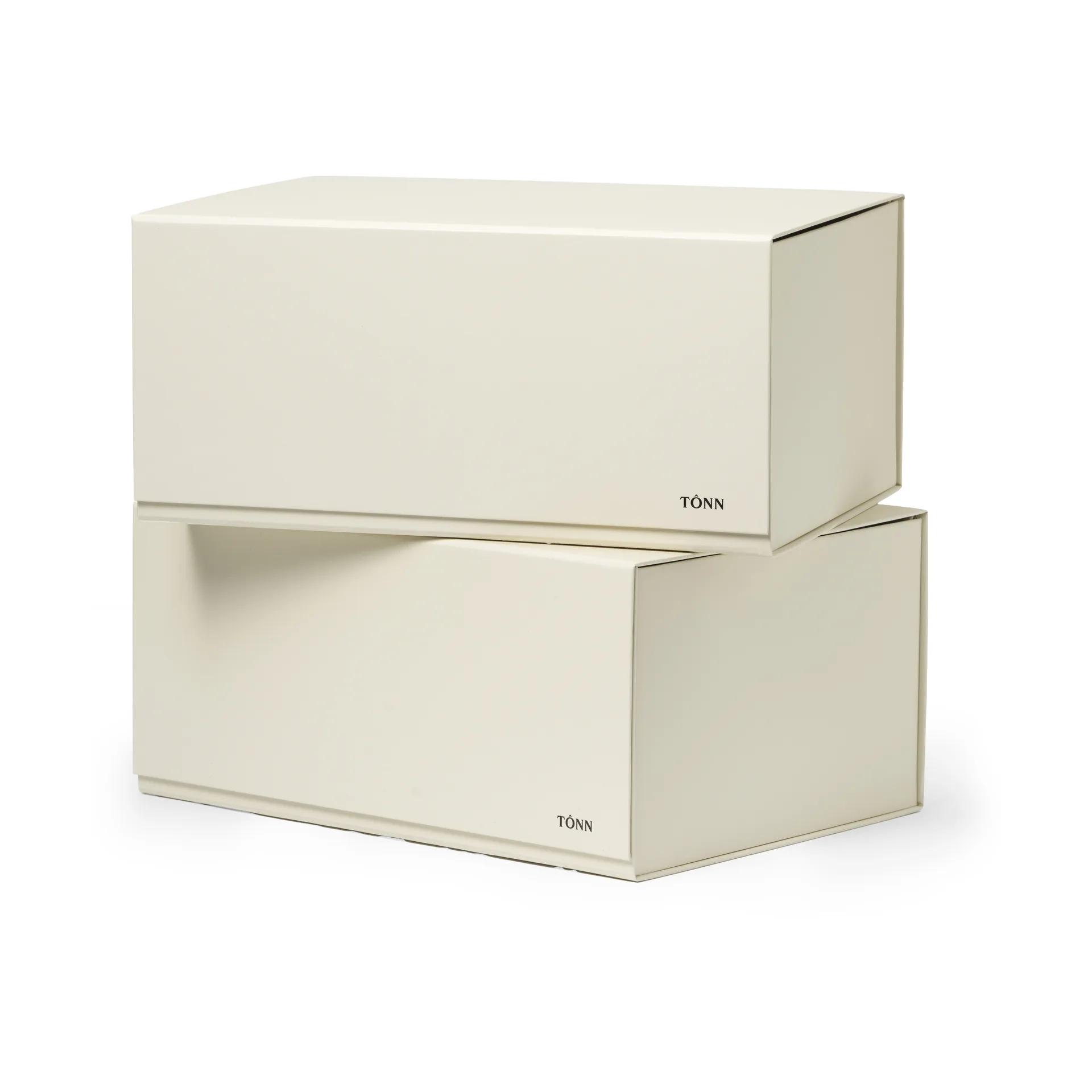 Pac box opbergbox, Off-white, medium 30x13,5x22 cm, 2-pack TÔNN furniture