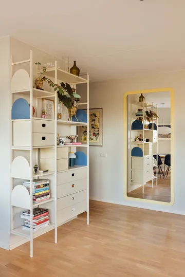 Portal boekenkast 123 cm - Off-white - TÔNN furniture