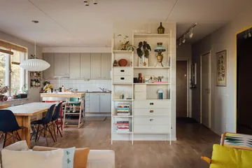 Portal boekenkast 123 cm - Off-white - TÔNN furniture
