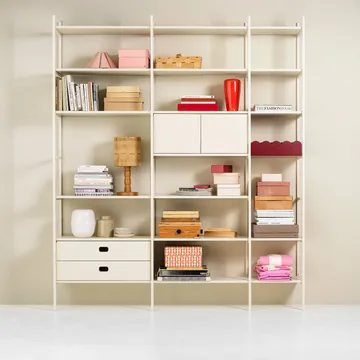 Portal boekenkast 158 cm - Off-white - TÔNN furniture