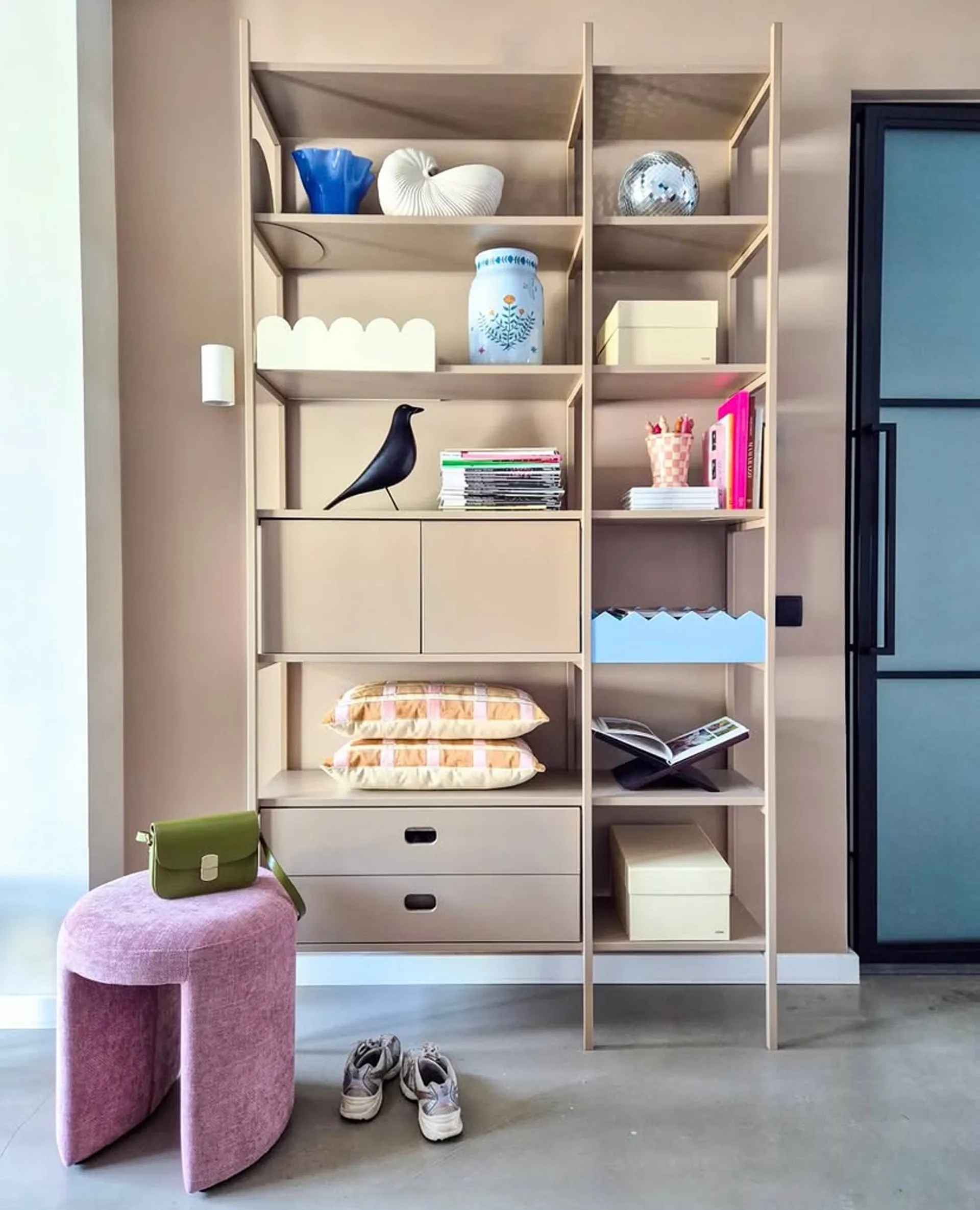 Portal boekenkast, Camel, 123 cm,  TÔNN furniture