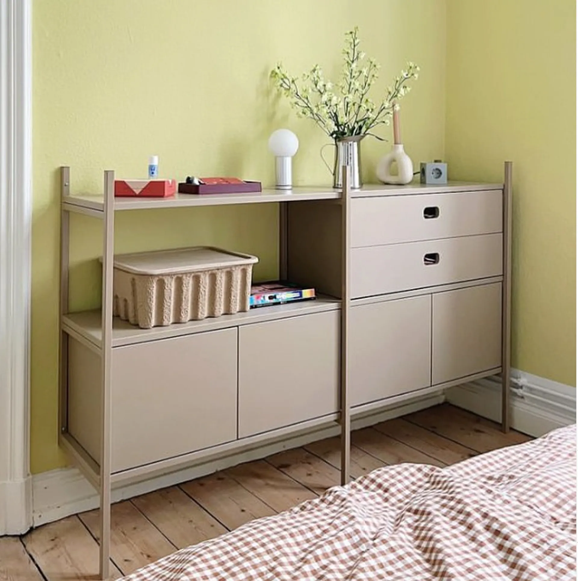 Portal kleine boekenkast, Camel, 158 cm,  TÔNN furniture
