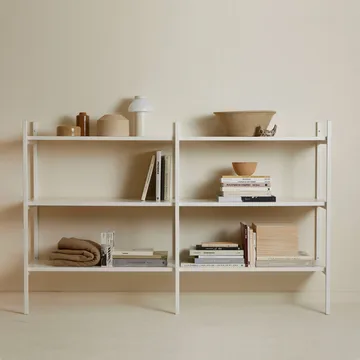 Portal kleine boekenkast, Off white, 158 cm - TÔNN furniture