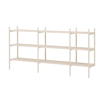 Portal kleine boekenkast, Off white, 201 cm - TÔNN furniture