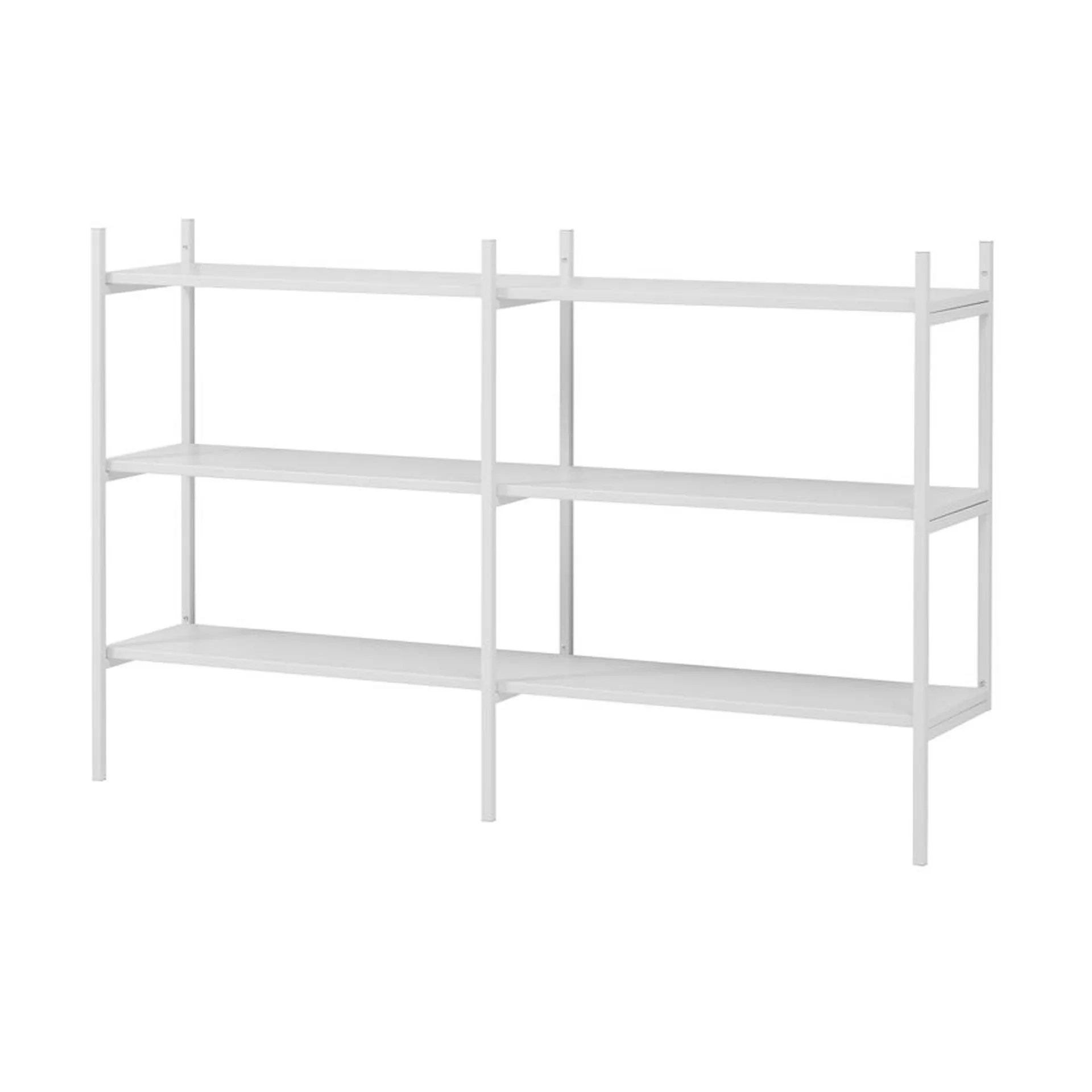 Portal kleine boekenkast, Wit, 158 cm,  TÔNN furniture