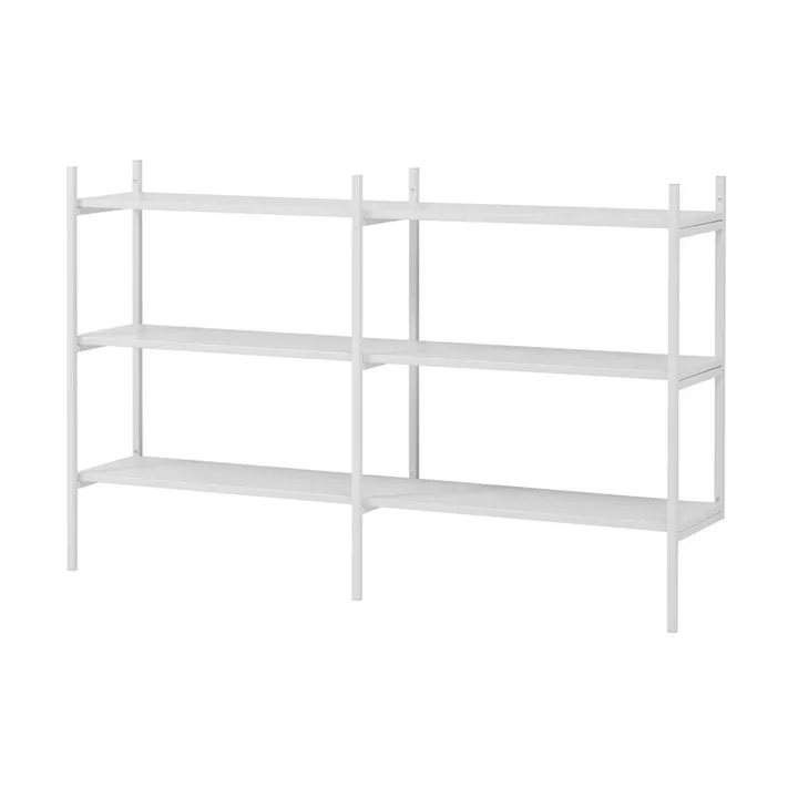 Portal kleine boekenkast, Wit, 158 cm - TÔNN furniture