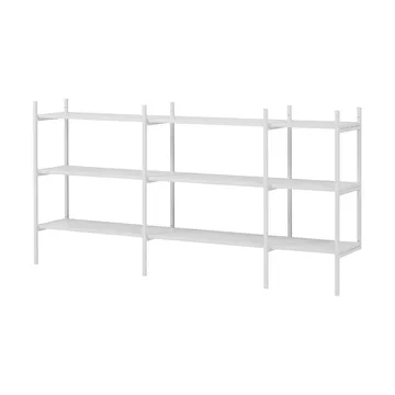 Portal kleine boekenkast, Wit, 201 cm - TÔNN furniture