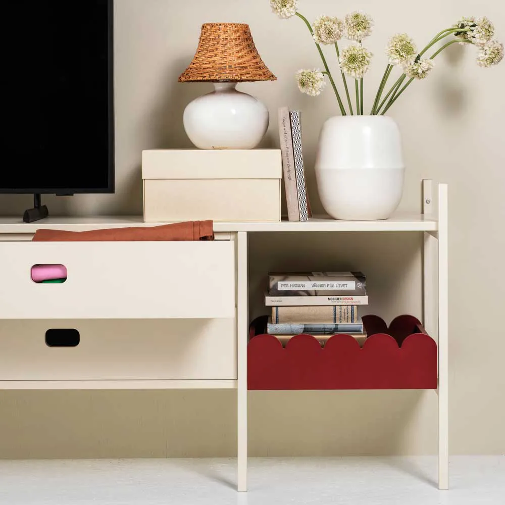 Portal tv-meubel 201 cm - Off-white,  TÔNN furniture