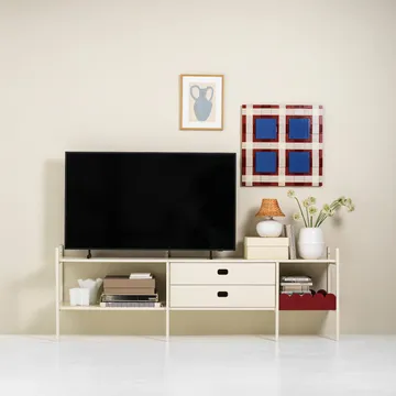 Portal tv-meubel 201 cm - Off-white - TÔNN furniture