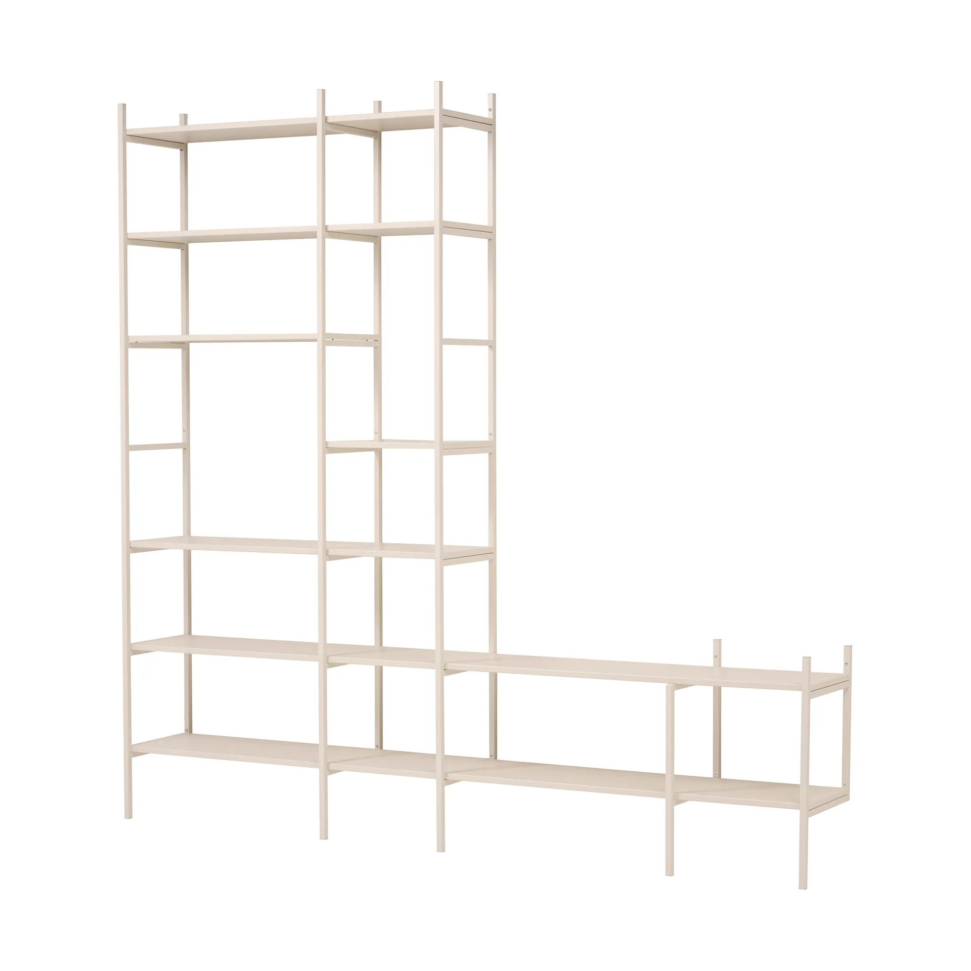 Portal TV-plank, Off white, 244 cm,  TÔNN furniture