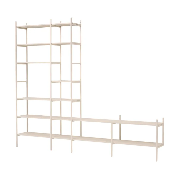 Portal TV-plank, Off white, 279 cm - TÔNN furniture