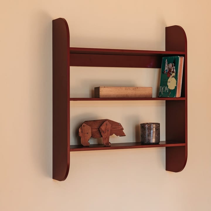 Strapats wandplank 62x73,6 cm, Burgundy TÔNN furniture