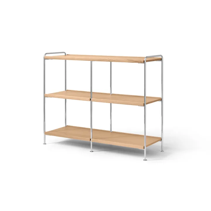 Alima NDS5 wandrek - Gelakt eik-chroom, 123x95x38 cm - &Tradition