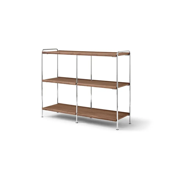 Alima NDS5 wandrek - Gelakt noten-chroom, 123x95x38 cm - &Tradition