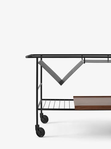 Alima opbergtrolley gelakt walnoot - Black & lacquered walnut - &Tradition