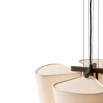 Bella chandelier hanglamp - SC115, Bronzed & Soft Canvas, Ø54 cm - &Tradition