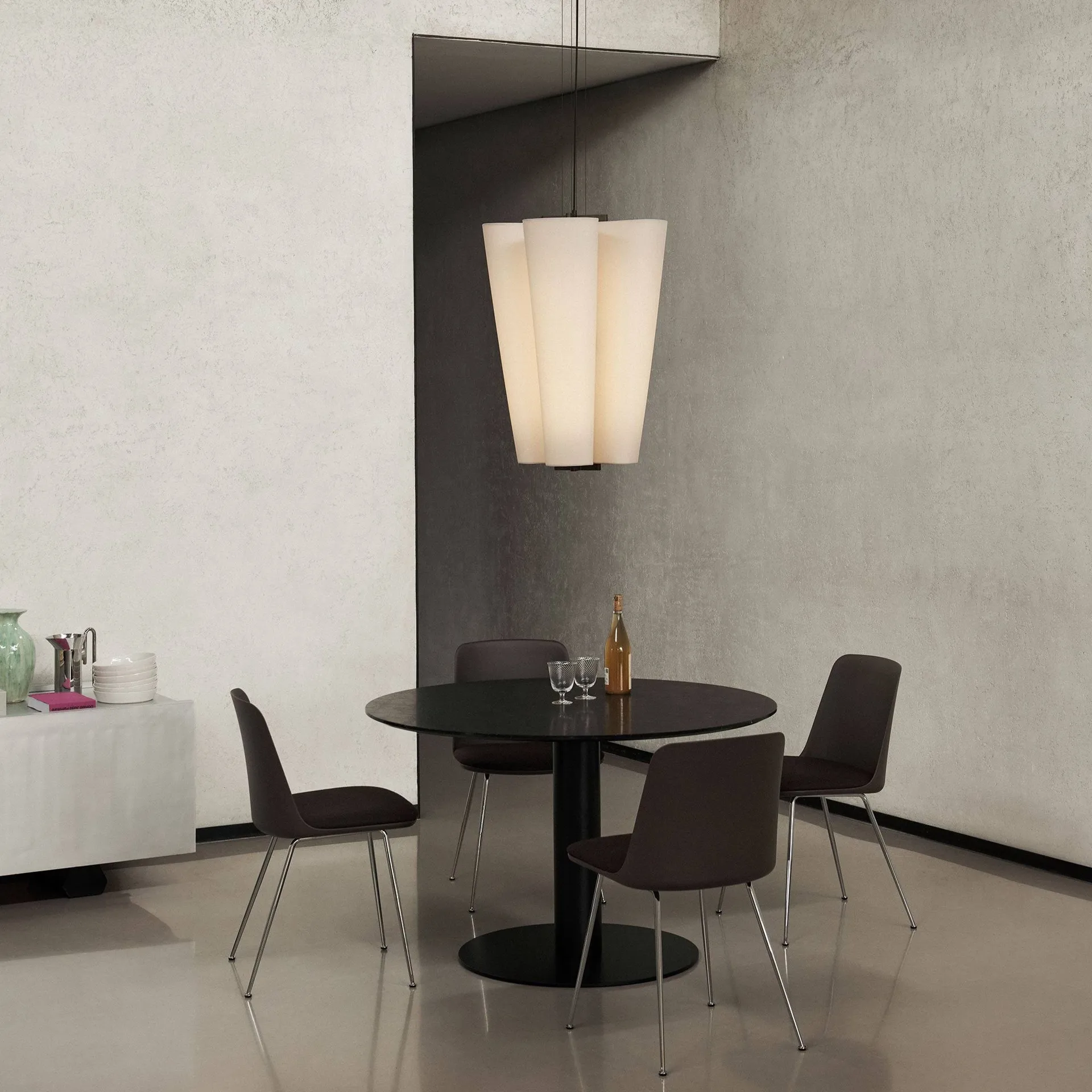 Bella chandelier hanglamp, SC115, Bronzed & Soft Canvas, Ø54 cm &Tradition