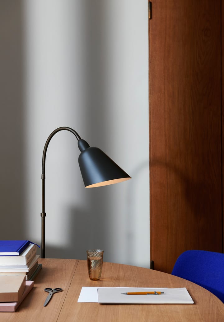 Bellevue AJ7 vloerlamp Anniversary Edition, Stone grey-bronzed brass &Tradition