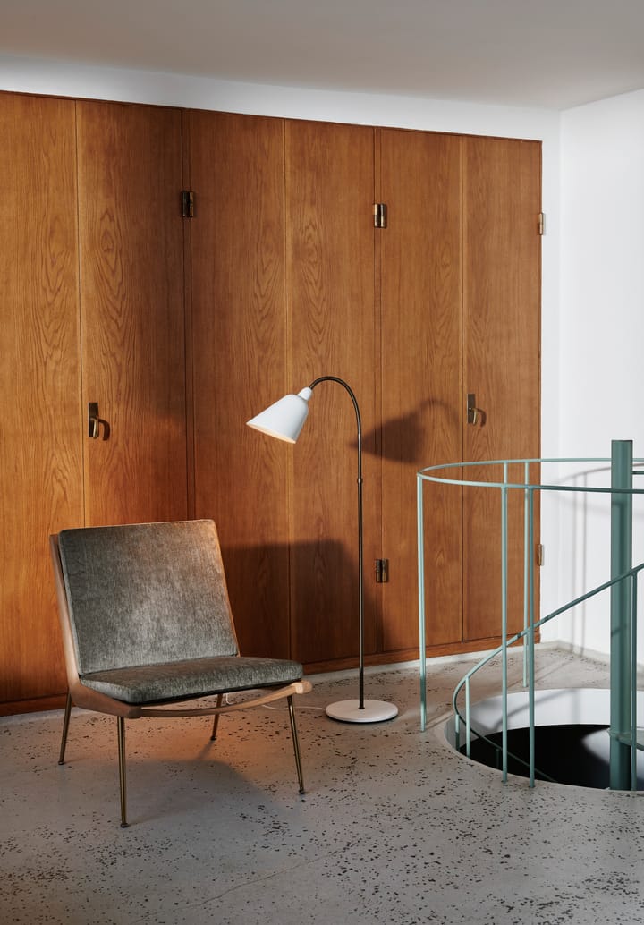 Bellevue AJ7 vloerlamp Anniversary Edition, White-bronzed brass &Tradition