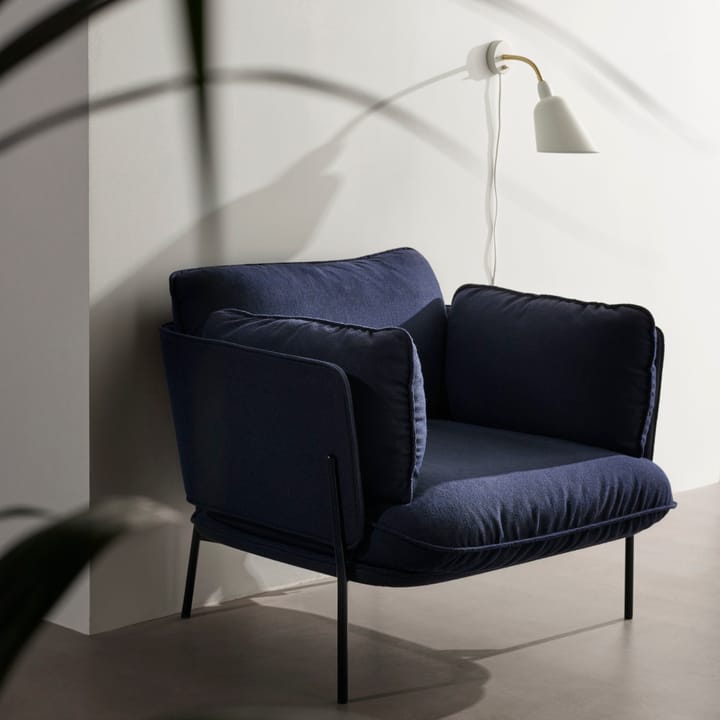 Bellevue AJ9 wandlamp - wit-messing - &Tradition