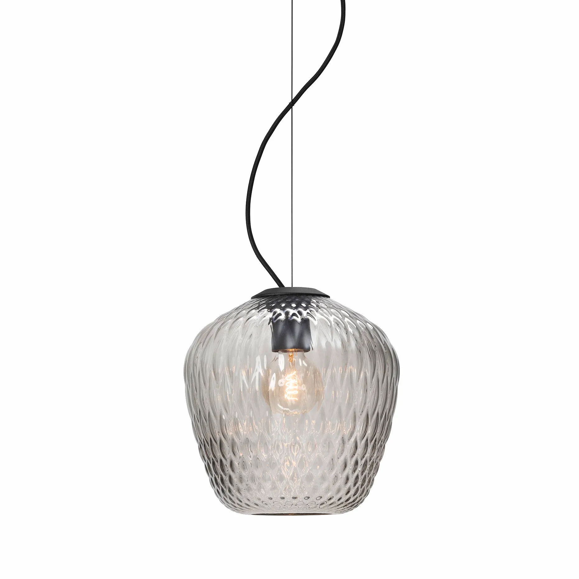 Blown hanglamp, zilver &Tradition