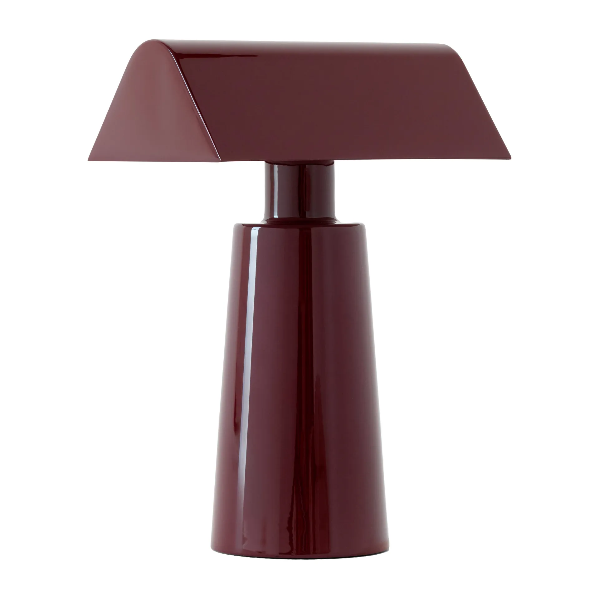 Caret MF1 draagbare tafellamp, Dark burgundy &Tradition