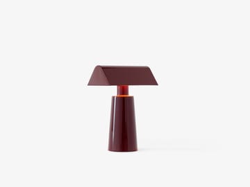 Caret MF1 portable tafellamp - Dark burgundy - &Tradition