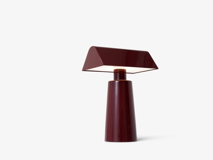 Caret MF1 portable tafellamp, Dark burgundy &Tradition