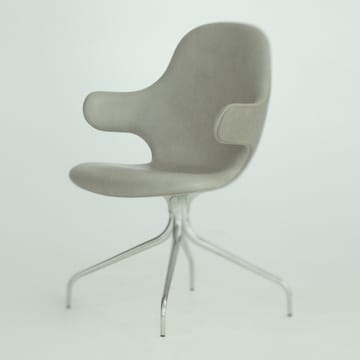 Catch JH2 bureaustoel - stof remix 242 beige/grey, zwart draaiend onderstel - &Tradition