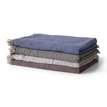 Collect katoenen plaid SC32 140x210 cm - Cloud & Blue (beige-blauw) - &Tradition