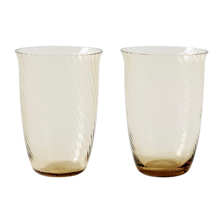Collect SC61 waterglas 2-pack - Amber - &Tradition