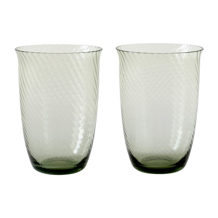 Collect SC61 waterglas 2-pack - Moss - &Tradition