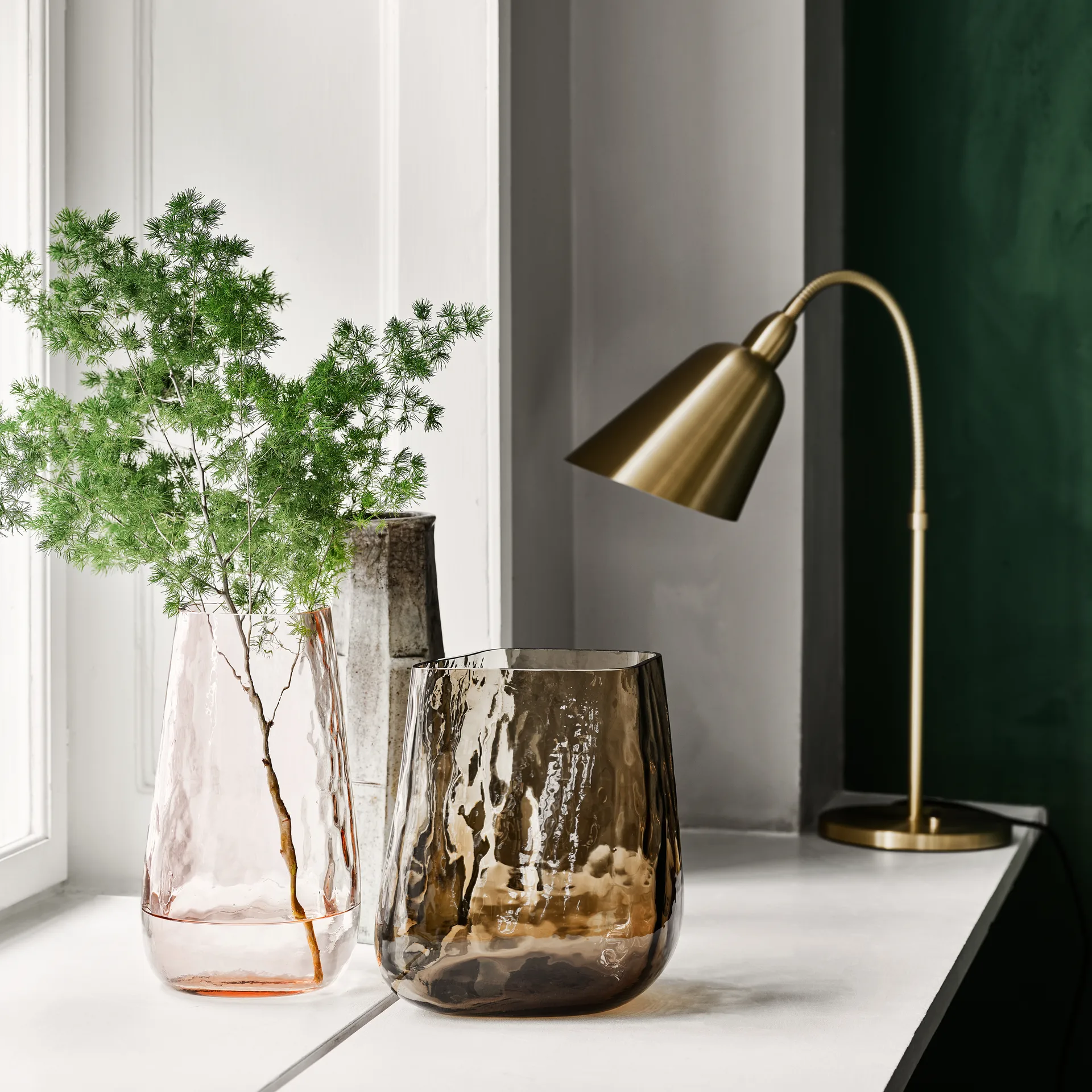 Collect SC68 vaas glas 26 cm, Powder &Tradition