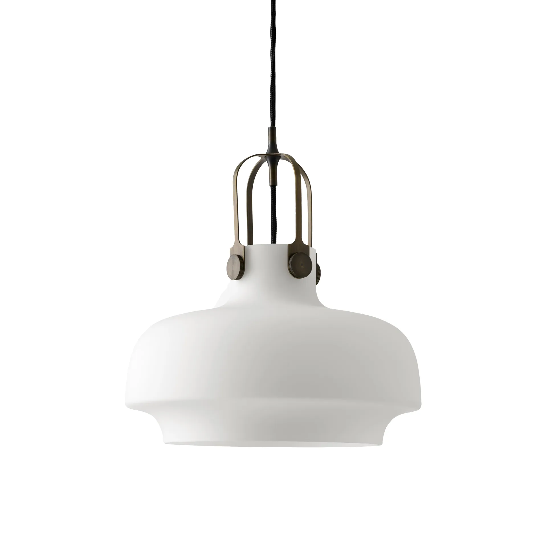 Copenhagen hanglamp SC7, opaalglas-messing &Tradition