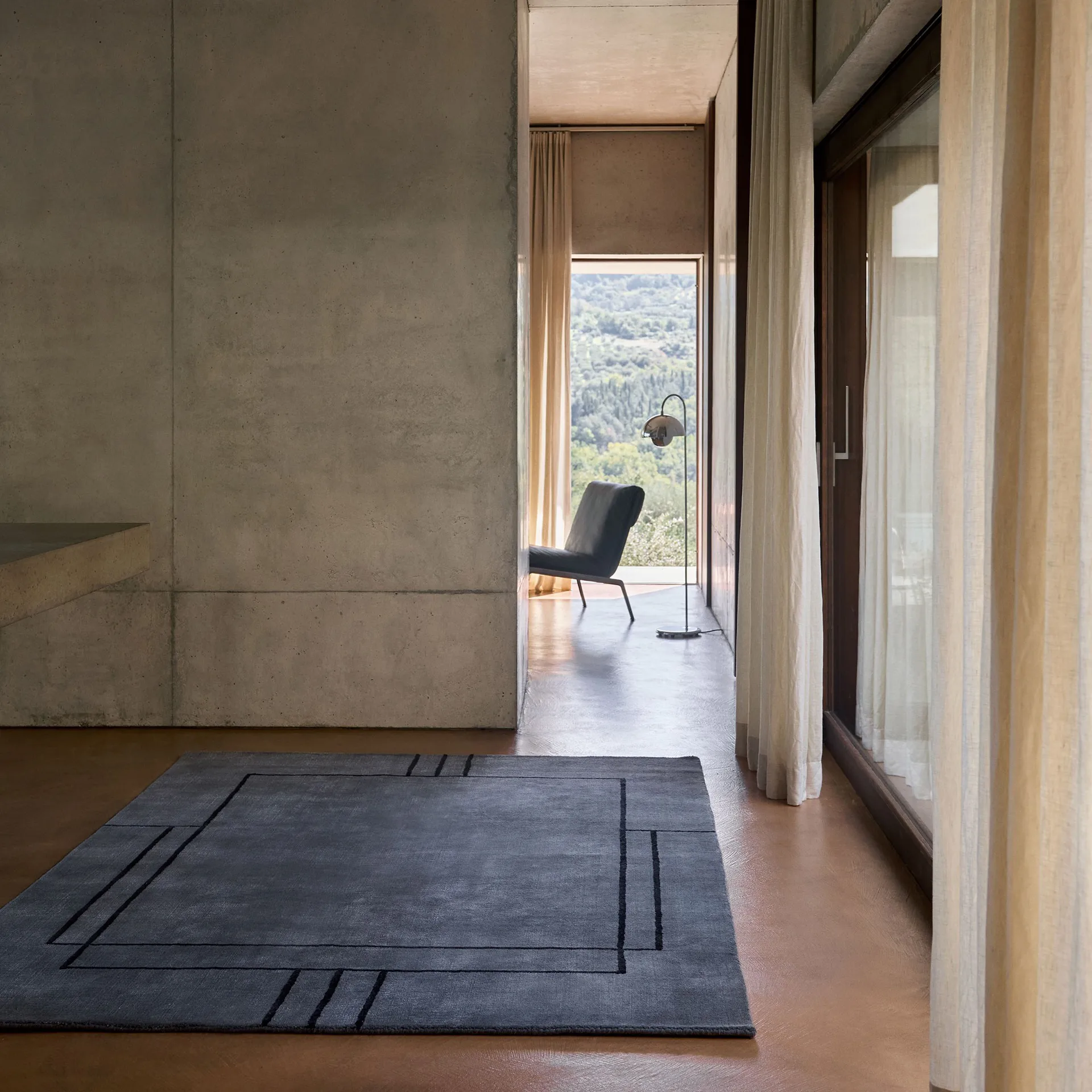 Cruise AP23 vloerkleed 170x240 cm, Colombo Grey Blue &Tradition