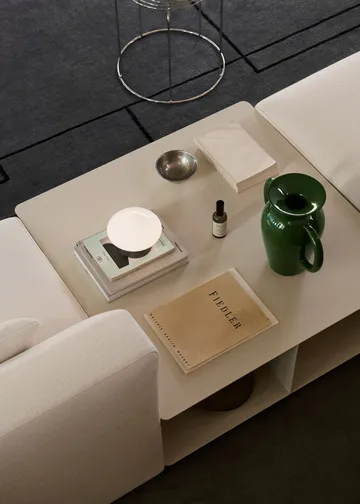 Develius EV3 salontafel - Steel ivory, Ø89x40 cm - &Tradition