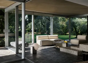 Develius EV3 salontafel - Steel ivory, Ø89x40 cm - &Tradition