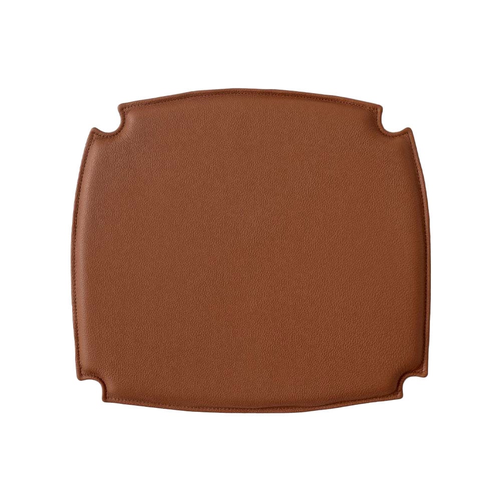 &Tradition Drawn HM3 kussen leer cognac | Scandinavisch Interieur | Stoelkussens | Bruin