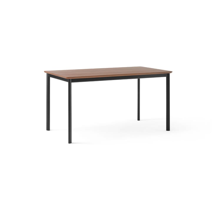 Drip HW115 eettafel 83x143 cm - Black frame-clear lacq. walnut - &Tradition