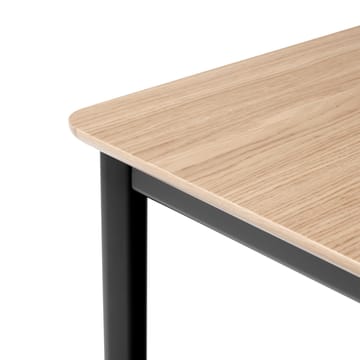 Drip HW116 eettafel 83x193 cm - Black frame-clear lacq. oak - &Tradition