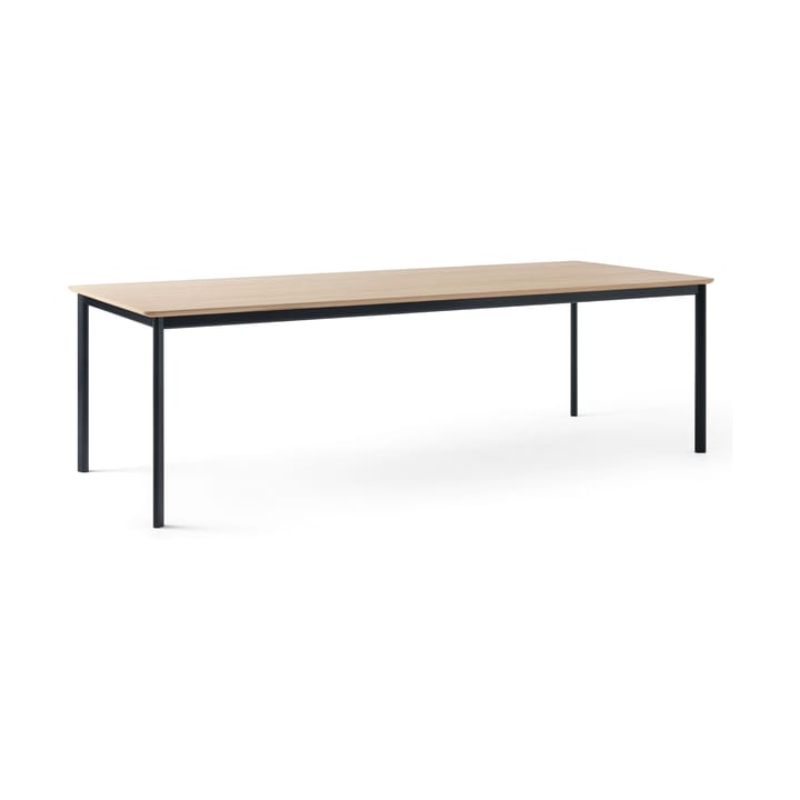 Drip HW117 eettafel 103x253 cm - Black frame-clear lacq. oak - &Tradition