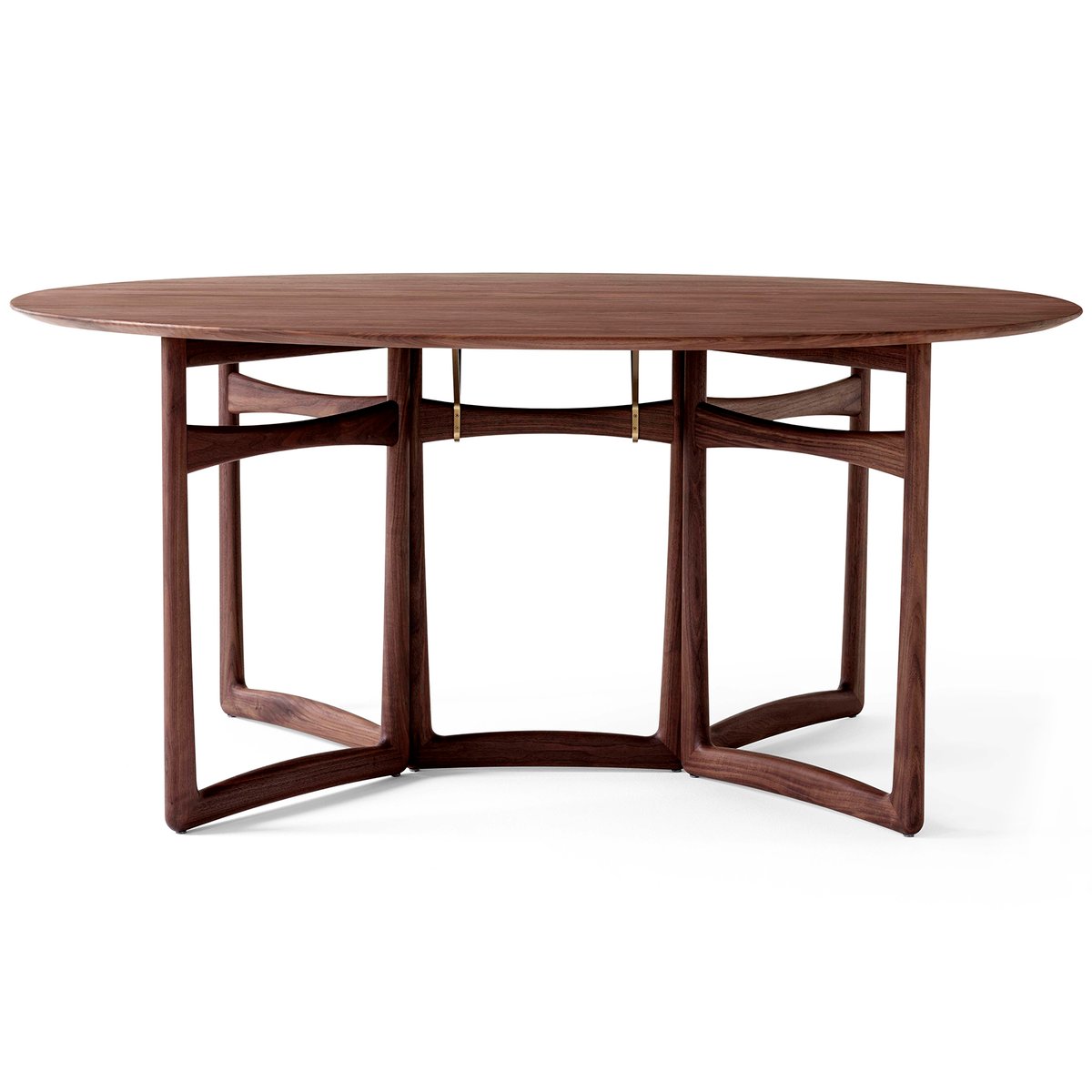 &Tradition Drop Leaf eettafel HM6 Walnoot | Scandinavisch Interieur | Eettafels | Bruin