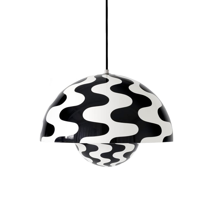 Flowerpot hanglamp VP7 - Black-white pattern - &Tradition