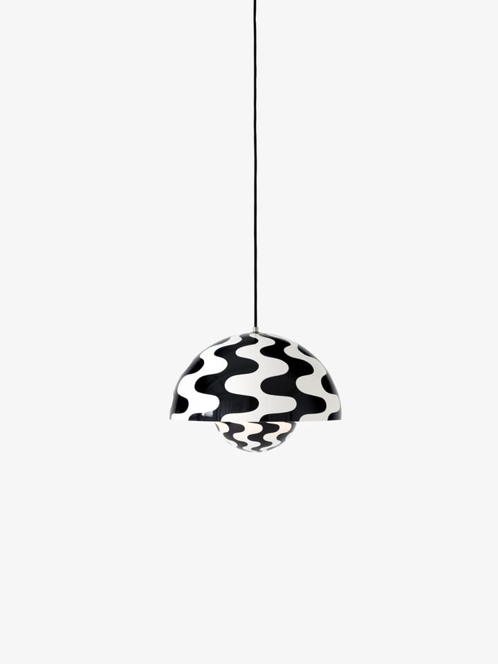 Flowerpot hanglamp VP7 - Black-white pattern - &Tradition